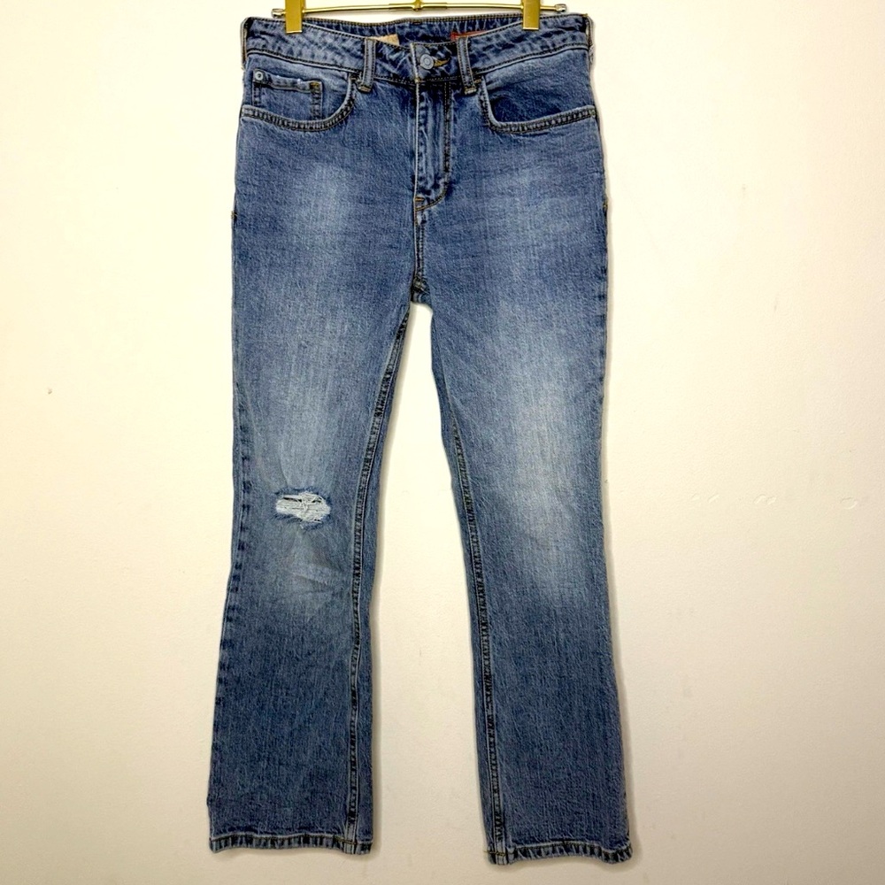 ANTHROPOLOGIE Pilcro jeans Size 25 Distressed Denim light wash normcore